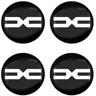 WENINETIES 4 Stück Auto Nabendeckel Aufkleber für Dacia Sandero III Stepway 2020-2022, Auto Radnabenkappen Aufkleber Radkappen Aufkleber Radkappen Reifen Felgen,56MM