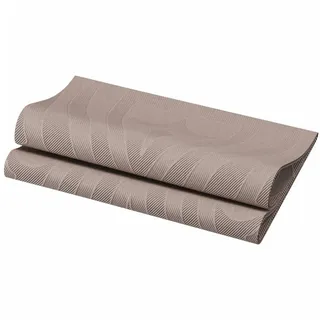 Duni Elegance®-Serviette Lily Greige 40x40cm 1/4 Falz 40 x 40 cm, 40 Stk