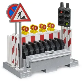 Bruder Zubehör Verkehrssicherungsset mit Ampel 62009
