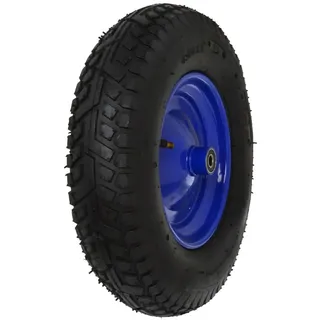 GEKO Schubkarrenrad verstärkt 4.00-8 6PR blaue Felge 0282
