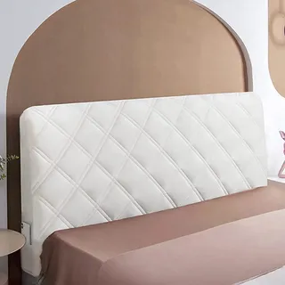 uyeoco Samt Bettkopfteil Hussen Bett Kopfteil Husse/Bezug, Staubdichte Dehnbare Schwarz Kopfteilbezug 140/160/180/200cm Kopfbedeckungen Abdeckung e Kopfteil Überzug (Color : #36, Size : 100cm/39in)