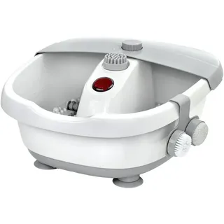 Silvercrest Fußsprudelbad Fußbad Fußbadewanne Vibrations- Sprudelmassagefunktion - Weiß