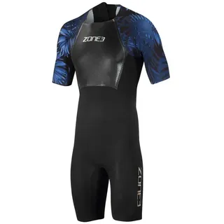 Zone3 Kurzarm-trisuit - Black / Blue - S