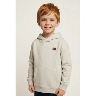 Tommy Hilfiger Kapuzensweatshirt TOMMY HILFIGER, Mädchen, Gr. 16 (176), beige (erdgrau), Sweatware, Obermaterial: 100% Baumwolle, unifarben, regular fit normal, Rundhals, Bündchen, Sweatshirts, Kängurutasche, reine Baumwolle, Kinder bis 16 Jahre
