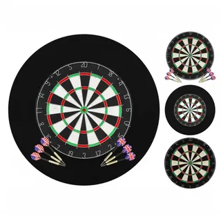 vidaXL Professionelles Dartboard Sisal mit 6 Darts und Surround