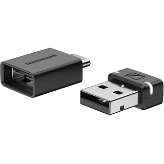 Sennheiser BTD 600 Bluetooth-Dongle – USB-A-/USB-C-Adapter mit aptX Audio-Codecs für eine stabile Verbindung und erstklassigen Sound – Steuerung von Musik, Telefonaten und Videos