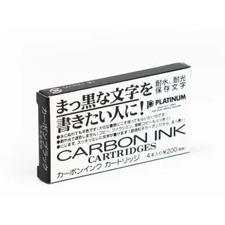 Platinum Carbon Tintenpatronen, Schwarz, 4 Stück (1er Pack)