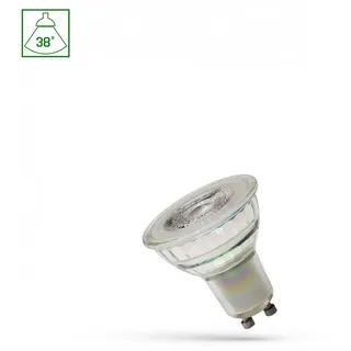 Spectrum LED GU10 3,5W 230V Warmweiß GU10 GU5.3 315 Lumen 38° Reflektor 265lm Glas 3000K