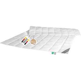 SPESSARTTRAUM Extra leichte Sommer-Daunendecke RUBIN in weiß | Gr.: 155x220 cm