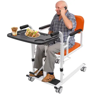 Beaudreaul Hydraulischer Aufzug für Patienten – Hydraulischer Patientenlifter – Transferhilfe für ältere Menschen – Hydraulischer Rollstuhl für Patienten – multifunktionaler Transport