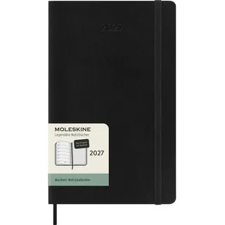 Moleskine Wochen Notizkalender 2027 Schwarz