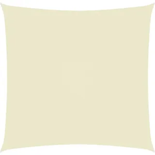 vidaXL Sonnensegel Oxford-Gewebe Quadratisch 5x5 m Creme