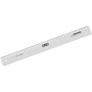 M+R M + R Lineal 30,0 cm, glasklar