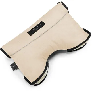 Kinderwagen-Muff aus Lammfell von WERNER CHRIST BABY - MOFFY ist der ideale Handwärmer für Buggys aus medizinischem Fell, einfache Handhabung, Handmuff in Cloud (beige)