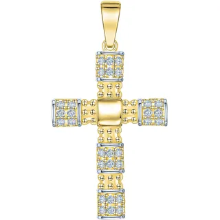 VIVANCE Kreuzanhänger mehrfarbig 375