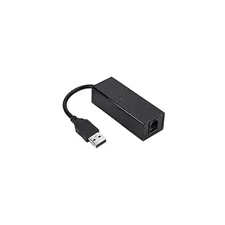 USB-Faxmodem, 1-Port USB 56K Externes DFÜ-Sprachfax-Datenmodem Geeignet für Win7 Win8 Win10 XP