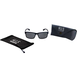 H.I.S. Sonnenbrille H.I.S, Herren, dunkelblau, unifarben, Sonnenbrillen Sonnenbrille, Filterkategorie 3, 100% UVA & 100% UVB Schutz, polarisierende Gläser