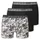 Shorts 3er Pack Serie 95/5 Unterhose Organic Cotton Schwarz/Weiß 152