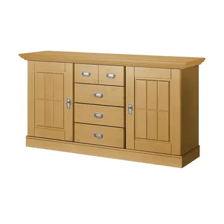 maison bleue Sideboard  Florian , holzfarben , Maße (cm): B: 171,3 H: 90,1 T: 48.0