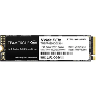Team Group MP33 M.2 256 GB PCI Express 3.0 3D NAND NVME