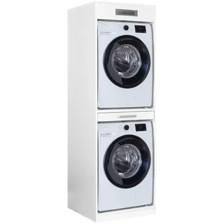 Interlink Waschmaschinenschrank 67 x 68 x 208 cm Weiß
