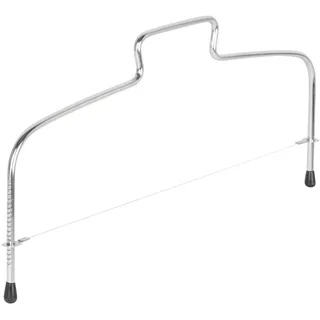 Wenco Tortenbodenteiler – Kuchenbodenschneider für gleichmäßige Torten- mehrstufig einstellbar- Edelstahl, 24-30 cm Durchmesser, Präzises Schneidewerkzeug für perfekte Tortenschichten