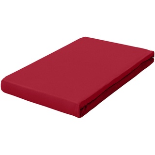 Baumwolle 180 x 200 - 200 x 220 cm red deep