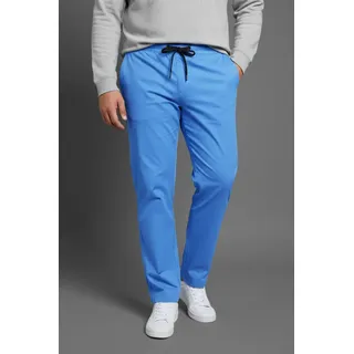 MAN'S WORLD Schlupfhose MAN'S WORLD, Herren, Gr. 70, N + U Gr, blau, Web, Obermaterial: 98% Baumwolle, 2% Elasthan, unifarben, regular fit lang, Hosen Schlupfhose, perfekter Schnitt für Große Größen