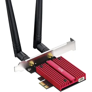 Cudy WiFi 7 BE9300 WE9300 PCIe WiFi Karte für PC (Nicht kompatibel mit AMD), 6GHz Tri-Band Wireless Adapter, Intel BE200 Chipsatz, Bluetooth 5.4, WPA3, einfache Installation