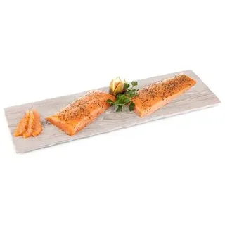 DIE RÄUCHEREI Räucherlachs Rückenfilet kalt geräuchert Inhalt 2x 200g