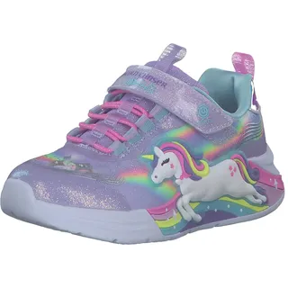 SKECHERS Unicorn Chaser N Lavender Sparkle Mesh / Multi Trim 23