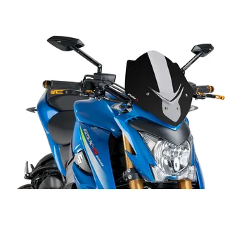 PUIG Windschutzscheibe Naked New Generation Sport für Suzuki Gsx-s1000 Schwarz