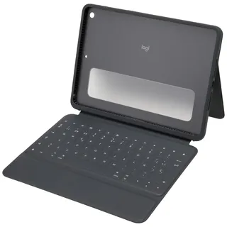 Logitech Rugged Folio Tastatur und Schutzhülle für Apple iPad 10.2" schwarz