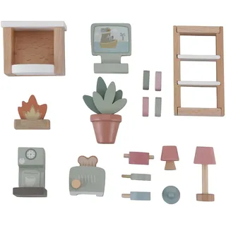 Little Dutch Puppenhaus Möbel Holz Spielset 17-teilig - Dekoration