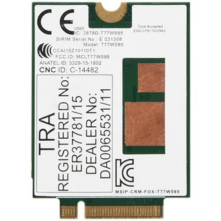 Hp Lt4120 4g Lte M.2 Modul Für Snapdragon X5, T77w595, 796928-001, Wwan-modem 150 Mbit/s