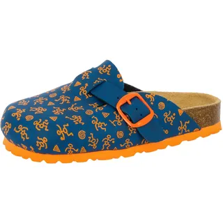 LICO Bioline Clog Kids Blau/Orange 34