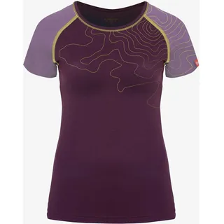 Ein schöner Fleck Erde Kurzarm-shirt Merino Innergebirg Flieder Dunkel flieder dunkel 40