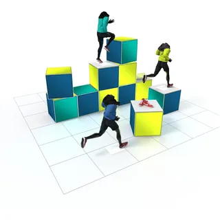 LED Messestand - Set Theo- MODULAP ONE - LED-Würfel Set für Messe, Promotion und...