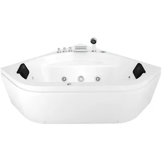 AcquaVapore Eckbadewanne 140 x 140 cm (W20R-TH)