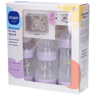 MAM Welcome To The World Lilac 0m+ 1 St Kombipackung