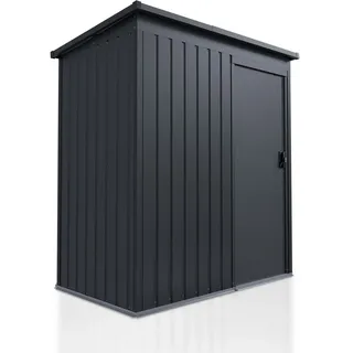 Metall Geräteschuppen - Dunkelgrau