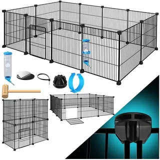 Kesser Freigehege XXL 150 x 150 x 70 cm schwarz