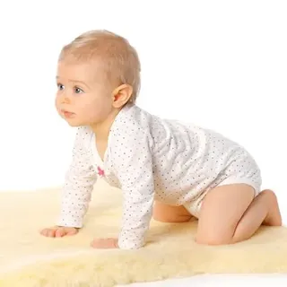 LANABEST LANAMED Lammfell 110cm. Merino Schaffell Premium-Qualität. chromfrei medizinisch gegerbt, waschbar. Sehr gut als Baby Lammfell, Sitzfell, Bettauflage