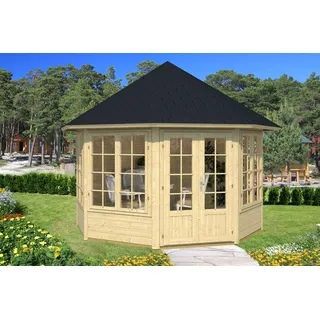 Pavillon Walmdach 40 mm Emma 4F 300x367 cm Tene