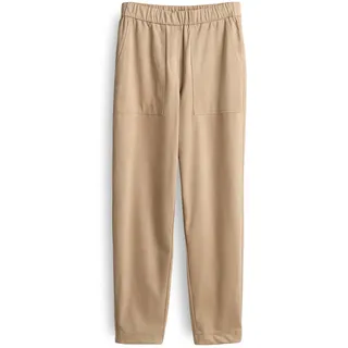 Opus Damen Jogpants | MYHA Relaxed Jogpants in Wildlederoptik Macadamia, 38 - 38W