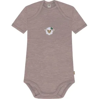 normani Outdoor Sports Baby Merino Body Kurzarm Tauranga in Rosa | Gr.: 68