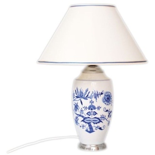 Zwiebelmuster Original Bohemia Lampe "1211" mit Textilschirm Neu mit OVP
