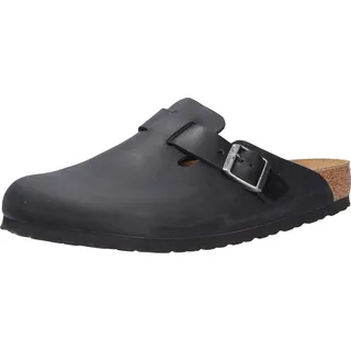 Birkenstock Boston Nubukleder geölt schwarz 45