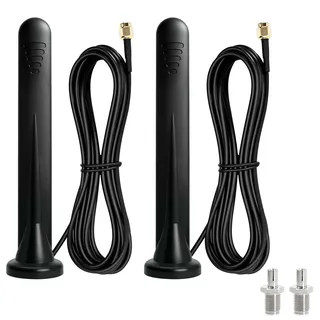5G LTE Antenne Signalverstärker Omnidirektionale Netzwerkantenne SMA TS9 Stecker Magnetfuß Antenne für 3G/4G/5G/GSM/GPRS