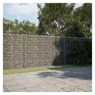 vidaXL Gabione mit Deckel 400 x 100 x 200 cm
